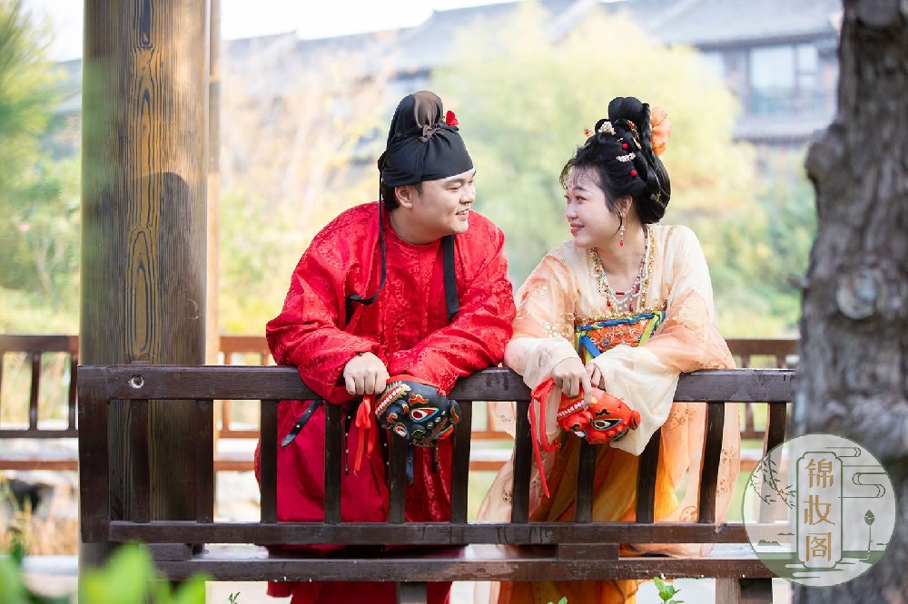 开封半亩园唐制汉服拍摄